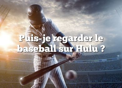 Puis-je regarder le baseball sur Hulu ?